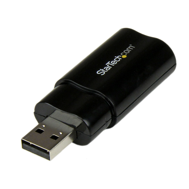 StarTech ICUSBAUDIOB USB Stereo Audio Adapter External Sound Card